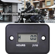 Motorcykelmätare Motortimer Arbetstidsmätare Vattentät LCD-display