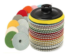 16 bitar 4 tum 100mm Diamond Polering kuddar kit