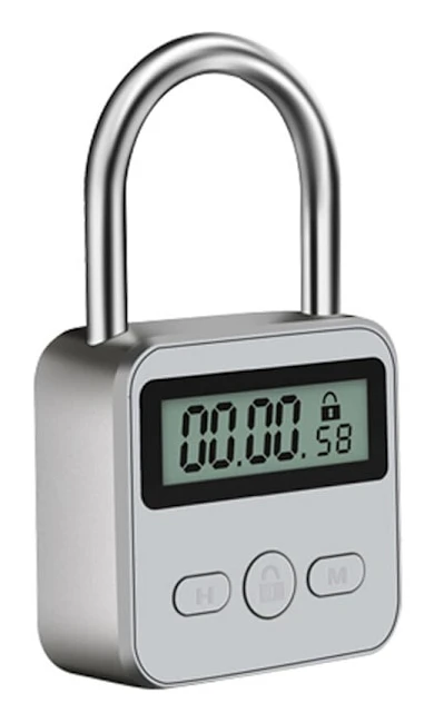 Multifunktion Elektronisk Tid 99 Timmar Max Timing USB Uppladdningsbart Timer Hänglås