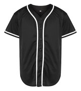 Herr Cardigan Baseball Jersey Kortärmad Sport T-shirt Black XXL