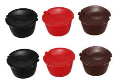 6-pack Dolce Gusto Påfyllningsbara Kaffekapslar Återanvändbara Kaffepods Filter Kompatibla Med Nescafe