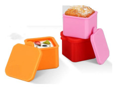 Salladsdressingbehållare 100ml, Små Kryddbehållare Dipsbehållare Med Läckagesäkra Silikonlock För Lunch Bento Box pink-red-orange
