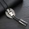 Vintage Turkos Sten Bolo Tie Native Cowboy Western Retro Halsband För Män