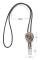 Vintage Turkos Sten Bolo Tie Native Cowboy Western Retro Halsband För Män