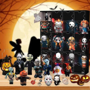AHalloween jul adventskalender Nedräkning med överraskning leksak semester gåvaA