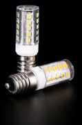 [QD] E12/E14 Mini Dimbar LED-lampa Ljuskrona Spotlight Kylskåp Ref Varmvit E14 Varmvit (E14, Varmvit)