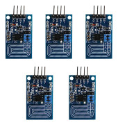 5st Kapacitiv Touch Dimmer Steglös Dimning PWM Kontroll LED Dimmer Switch Modul