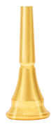 Högkvalitativt guldpläterat hornmunstycke för musikinstrument (guld)