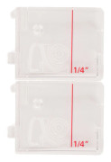 2 st Högprecisions Transparent ABS-skyddsplatta för Symaskinsersättning