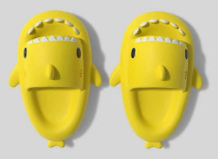 Hajsandaler för barn Flickor Skor Sommarskor Inomhustofflor Barn Flip Flops Halkfria Hajtofflor 2022 Trend A-Yellow 210(insole 21cm)