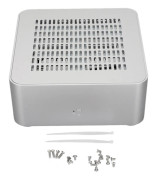 Mini HTPC-fodral Kompakt stationär datorfodral Bra värmeavledning för hemvideodator