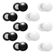 10 Par Magnetiska Nummerlappsklämmor, Marathon Nummerlappshållare Löpnummerlappsspännen Fästsystem Magneter Racing Nummerlappsfästklämmor Löputrustning