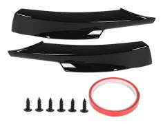 Främre stötfångarhörn Spoiler Splitters Nedre stötfångarskydd för E90 M Sport LCI Sedan 2009 2012 Glans Svart