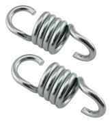2 st/1 st Hängmattestol Hängande Veranda Gunga Fjäder Hög Belastning Rostfritt Stål Hängmatta Gunga Dubbla Vridbara Krokar (8mm)