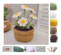Virkningssats Blomma Virkningssats DAISY POTTED DAISY POTTED Daisy Potted