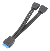 USB 3.0-förlängningskabel, 19/20-stifts 1 till 2 Y-splitterförlängningsadapter