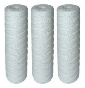 3 st Sårtfilterpatroner för vattenfilter - Filtrering av sediment upp till 25 mikron - Universal Standard 10\" Storlek