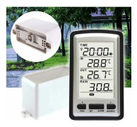 Electronic Rain Gauge, High Precision Portable Wireless Rain Gauge with Radio Control Digital Rain Gauge for Indoor and Outdoor Use