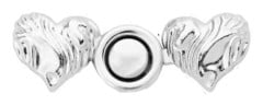 2 STK Byxa midjestramknappar SILVER