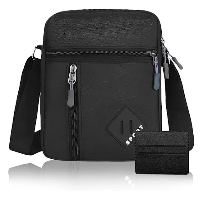 Herrväska Casual Crossbody-väska med fickor och dragkedja Urban Crossbody-väska Herr - Herrväskor
