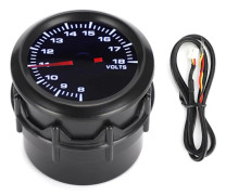 52mm 2in Enkelfärgad LED Voltmeter Bilinstrumentbräda Mätare Modifieringsinstrument