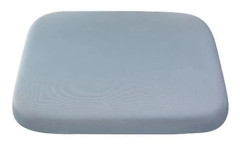 Sittdyna i Memory Foam med Band, Långsam Återhämtning, Alla Säsonger, Halkfri, Tvättbar - Perfekt light blue Small
