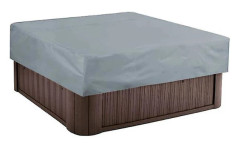 Fyrkantig badkarsöverdrag Vattentät utomhusbaldakin Daglig kemisk täckning Dammskydd grey 215* 215* 30cm