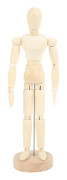 8 inch Wooden Mannequin Body Proportion Drawing Mannequin 14 Rotatable Joints Various Shapes Art Mannequin for Artists Kids