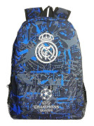 Graffiti Real Madrid Uefa Champions League Axelväska Fläktryggsäck Student Skolväska Förvaringsväska