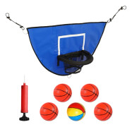 Trampolin basketbollställning, universell bräda, mini basketbollställning, trampolin basketbollfäste (med mini basketboll), trampolin