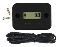 1Set Motocross LCD Motor Timer Elektronisk Varvräknare Timmete Svart