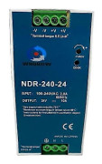 Ndr-240-24 Ultratunn DIN-skenmonterad 24V 10A för industriell drivenhet elektriskt skåp S