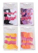 48 st Broderigarn Korsstygn Hantverk Garn Flerfärgad DIY Broderitråd