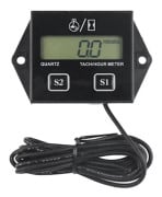 Motorcykel Digital Display Tachometer Timmätare Mätare Induktiv Hastighetsmätare Bil Stroke Tachometer