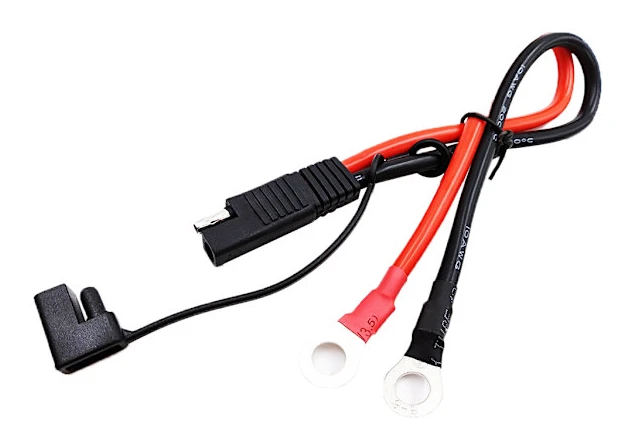 Motorcykel 10AWG SAE-kabel SAE till O-ring power Batteriladdningskabel