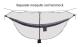 Preventive Mosquito Net Hammock, No Insects Visible, Fits All Camping Hammocks, Compact, Lightweight, Quick Easy Installation, 133\" X 55\"