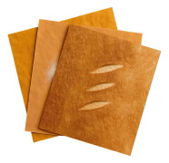 Presentpapper med Brödtema Roligt Rustikt Bröd Baguette-Toast Design Papper Som Får Presenter Att Se Ut Som Limpor (FMY) 6 Sheets