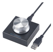 Usb-volymkontroll PC-datorhögtalare Ljudvolymkontrollratt En knapp Mute Plug and Play