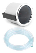 2 tum 50mm Universal Bil Röd LED Turbo Boost Tryckmätare Bar Pekare 12V