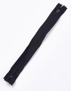 10st Dragkedja - 24 cm - Svart