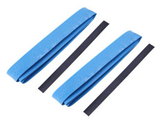2 st Anti-Slip Perforerade Superabsorberande Tennis Overgrip Badminton Overgrip Racket Crush Grips (Blå)
