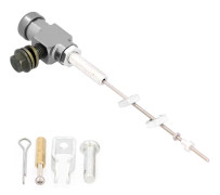 Hydraulic Clutch Master Cylinder Brake Pump M10x1 25mm Aluminum Alloy for Motorcycle ATV Dirt Bike Silver
