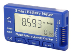 Batterimätare 5 i 1 Multifunktionell Digital Batterikontroll med LCD-display för Batterikapacitet Spänningsbalans Motstånd 6.5V‑29.4V