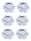 Led Chip Aluminium Led Chip 25 st 0,5W 5V High Power LED Lamp Bead Ljuskälla Chip med aluminiumplatta (UV lila ljus)