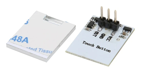 Kapacitiv Touch Switch Knapp Anti-Interferens LED Sensor Modul 2.7V till 6V Grön