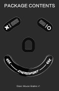 Ersättningsmusfötter för DeathAdder V3 Pro, för förbättrad glidning och precision i spel, svart
