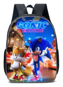 Cartoon Backpack Hedgehog Sonic Bag School Bag Kids H