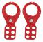 6-håls Lockout Tagout Säkerhetsbygel Stål Manipuleringssäker Slagtålig Hänglås 1.5in 38mm