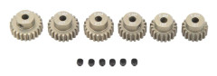 RC Motor Drev 3.175mm 18T 19T 20T 21T 22T 23T Metall Drev Motor Drev Set för 1/8 1/10 RC Klätterbil Generell