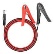 Högkvalitativ helt ny 12V Batteri Alligatorklämma Kabel, 18AWG DC 5.5x2.1mm Hane